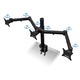 Mount-It! 24-inch Triple Monitor Desk Mount