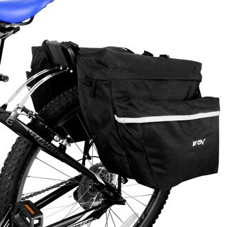 BV Bike Large Angled Pocket Design Panniers For Rear Rack Placement-Image