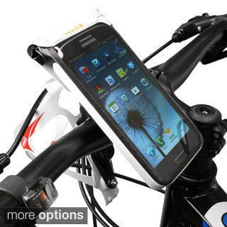 Ibera Bike Black/White Waterproof Phone Case Mount-Image