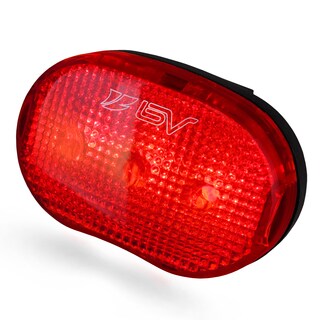 BV 3-mode Quick Release Water Resistant Bike Light 3-LED Red Taillight-Image