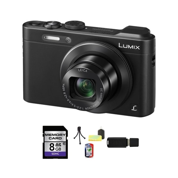 Panasonic Lumix DMC-LF1 Wi-Fi 12.1MP Black Digital Camera 8GB Bundle