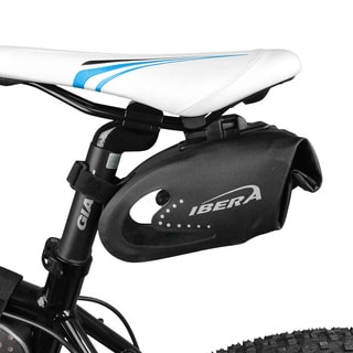 Ibera IB-SB10 Bike All-Weather Reflective Waterproof, Clip-On Quick-Release Saddle Bag-Image