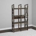 Altra Wildwood Rustic Metal Frame Bookcase/ Room Divider