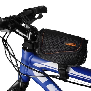 Ibera Bike Black Non-scratch Base Frame Top Tube Bag-Image