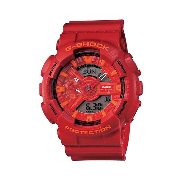 g shock men red