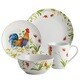 BonJour Dinnerware Meadow Rooster 16-piece Stoneware Set