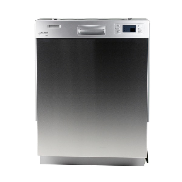 Equator ADA Compliant Full-size Built-in Silver Dishwasher