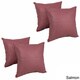 16-inch Knife-Edged Chintz Throw Pillows (Set of 4) (As Is Item)