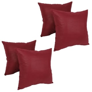 16-inch Knife-Edged Chintz Throw Pillows (Set of 4)