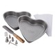 Cake Boss Professional Bakeware 10-piece Santa and Heart Bakeware Set