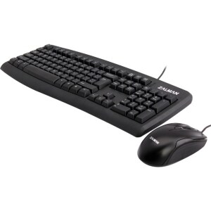 Zalman Membrane Keyboard Mouse Combo, 1000DPI