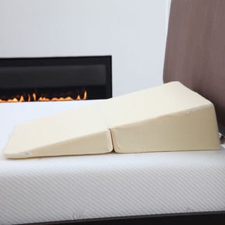 Natural Pedic Folding Wedge Acid Reflux Memory Foam Pillow - Overstock 