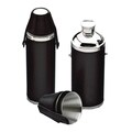 Stainless Steel Black Hunter's 10-ounce Flask