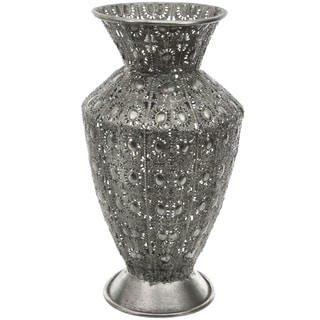 Wrought Iron Fluted Flower Vase (China)