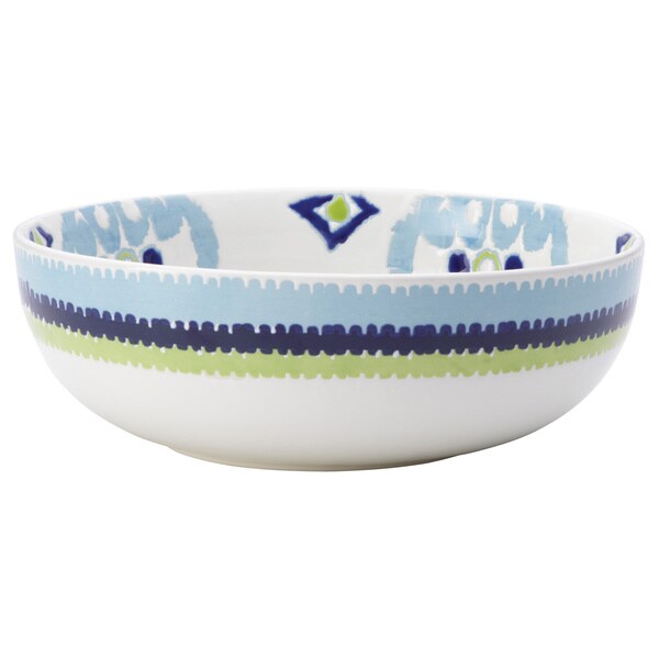Rachael Ray Dinnerware Ikat 10-inch Print Stoneware Serving Bowl