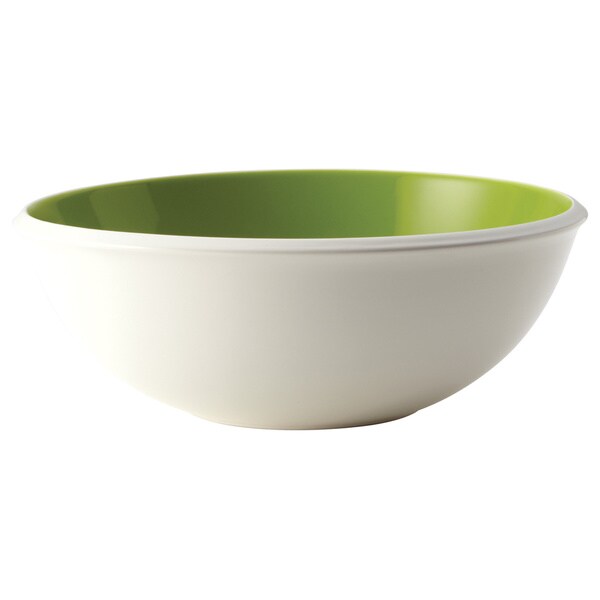 Rachael Ray Serveware Rise 10-inch Green Stoneware Serving Bowl