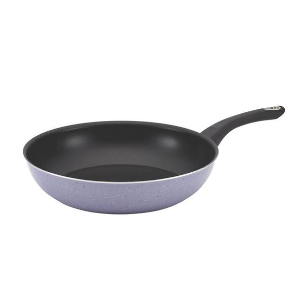 Farberware New Traditions Speckled Aluminum Nonstick 12 1/2-inch Lavender Deep Skillet