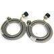 Stainless Steel 5-foot Braided Hoses (Set of 2)