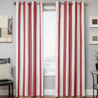 ( ._.) Sunbrella Cabana Stripe Indoor/Outdoor Curtain Panel