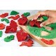 Cake Boss Decorating Tools Red 4-piece Christmas Fondant Press Set