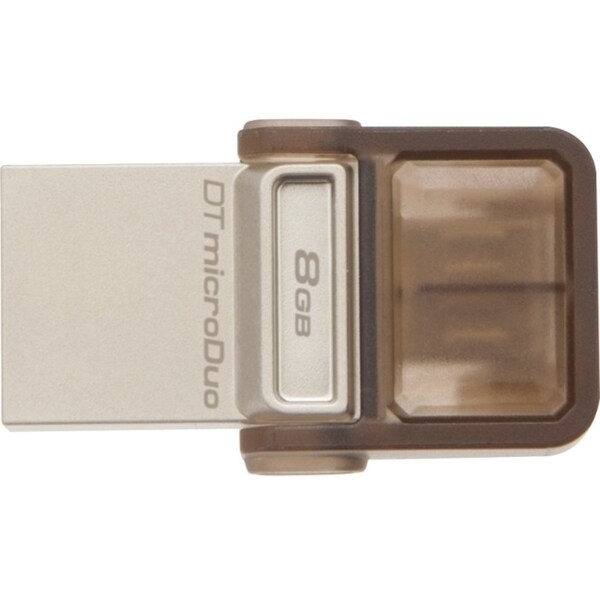 Kingston 8GB DataTraveler microDuo USB 2.0 On-The-Go Flash Drive