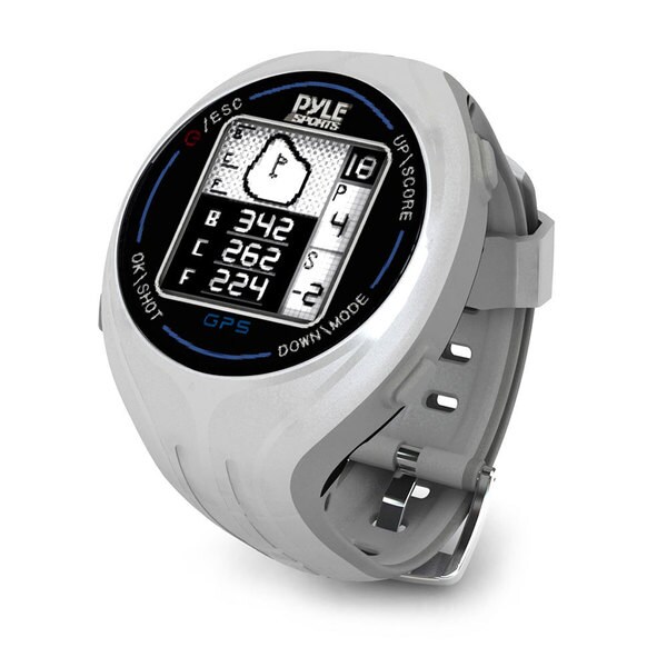Pyle Grey Personal GPS Golf Watch with Automatic Course Recognition
