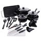 Total Kitchen 30-piece Combo Cookware Set 