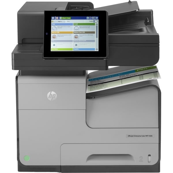 HP Officejet X585F Inkjet Multifunction Printer - Color - Plain Paper