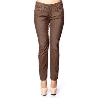 Stitch's Women's Brown Low-waist Jegging Skinny Jeans-Image