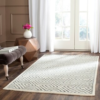 Great Prices Safavieh Hand-knotted Moroccan Mosaic Beige/ Grey Wool/ Viscose Rug (6' x 9')