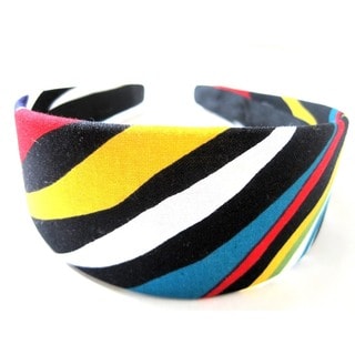 Crawford Corner Shop Rainbow Zebra Headband-Image