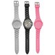 Vernier Women's Quartz Interchangeable Silicone Strap Watch