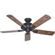 Hunter Mariner 52-inch Outdoor Ceiling Fan with New Bronze Finish and Five Medium Oak Plastic Blades