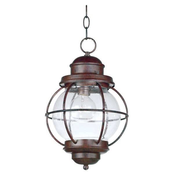 Elton 1-light Copper Indoor/ Outdoor Hanging Lantern - 16114125 - Overstock.com Shopping - Big ...