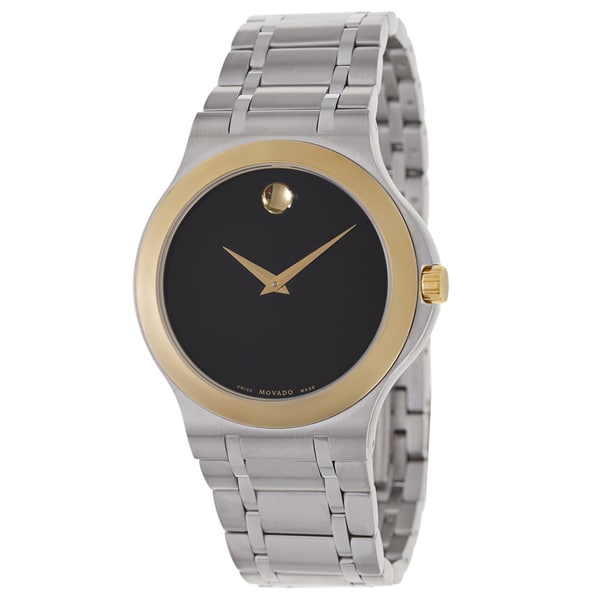 Movado Men's 'Movado Collection' Twotone Stainless Steel Swiss Quartz