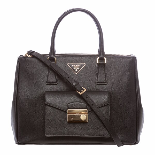prada galleria tote with pocket