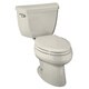 Kohler Wellworth Classic Biscuit 2-piece 1.6 GPF Pressure Lite Elongated Toilet