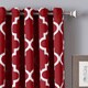 Aurora Home Moroccan Tile Room Darkening Grommet Top 84-inch Curtain Panel Pair