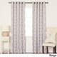 Aurora Home Moroccan Tile Room Darkening Grommet Top 84-inch Curtain Panel Pair