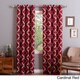 Aurora Home Moroccan Tile Room Darkening Grommet Top 84-inch Curtain Panel Pair