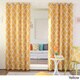 Aurora Home Moroccan Tile Room Darkening Grommet Top 84-inch Curtain Panel Pair