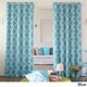 Aurora Home Moroccan Tile Room Darkening Grommet Top 84-inch Curtain Panel Pair