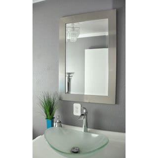 Buy  Rayne Wide Silver American-made Wall Mirror