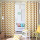 Aurora Home Chevron Print Room Darkening Grommet Top 84-inch Curtain Panel Pair