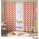 Aurora Home Chevron Print Room Darkening Grommet Top 84-inch Curtain Panel Pair