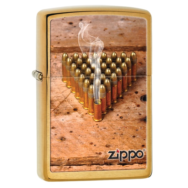 Zippo Windproof Brown Bullets Lighter 