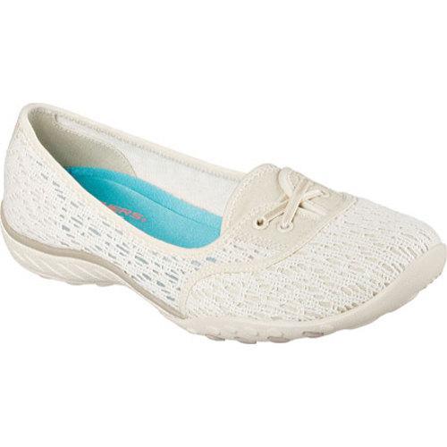 Women's Skechers Relaxed Fit Breathe Easy Cutie Pie Flat Natural