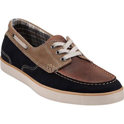 Men's Clarks Jax Brown/Taupe/Navy Suede