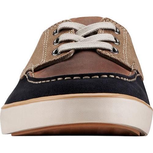Men's Clarks Jax Brown/Taupe/Navy Suede