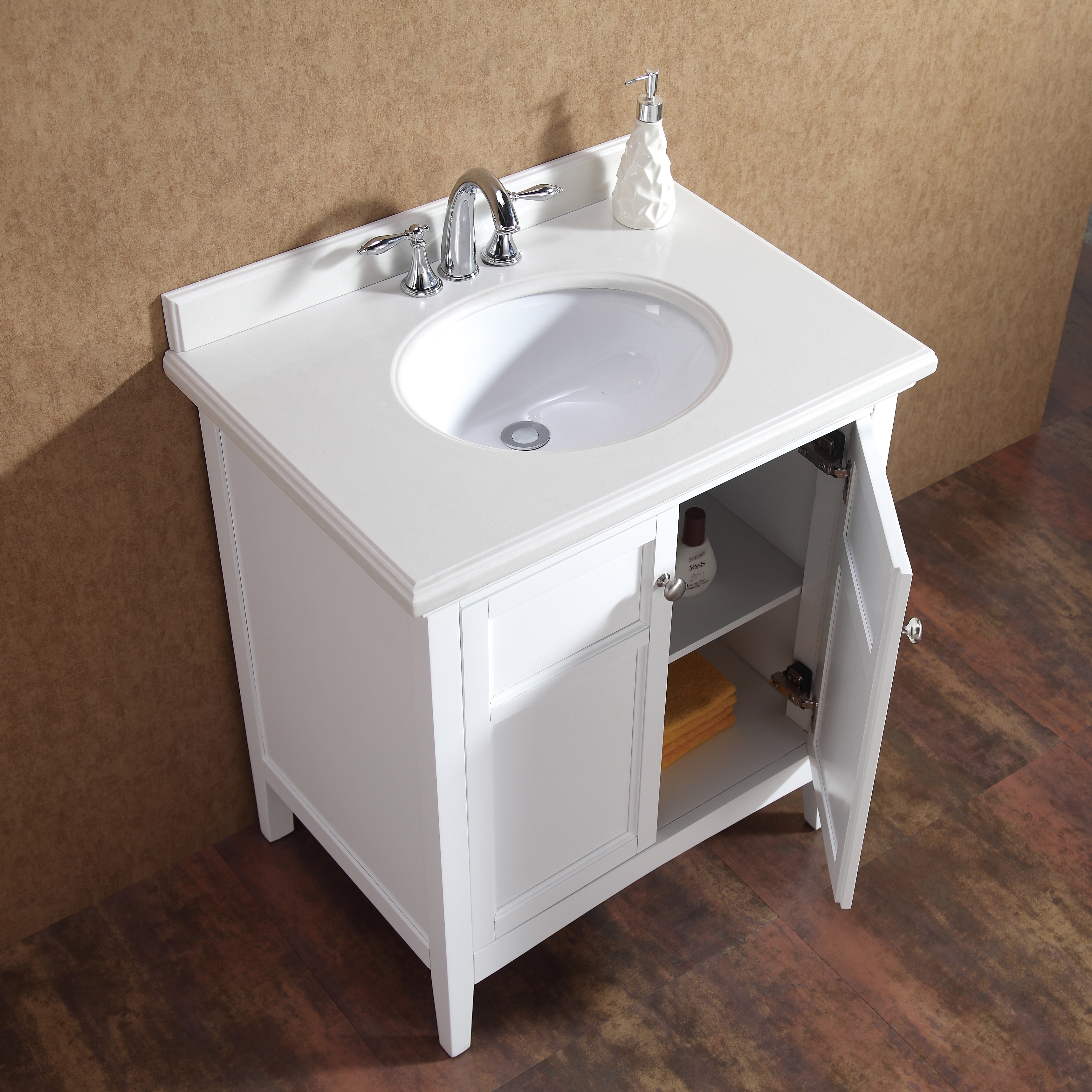 83 Inch Bathroom Vanity ove decors campo 30-inch single sink bathroom vanity with granite 83 Inch Bathroom Vanity ove decors campo 30-inch single sink bathroom vanity with granite